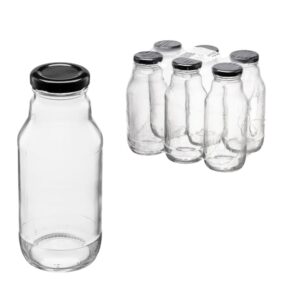 Butelka 330ml z zakrętką fi43 6 sztuk
