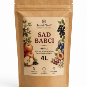 Sad Babci – zestaw startowy do domowego tworzenia nalewek 4L