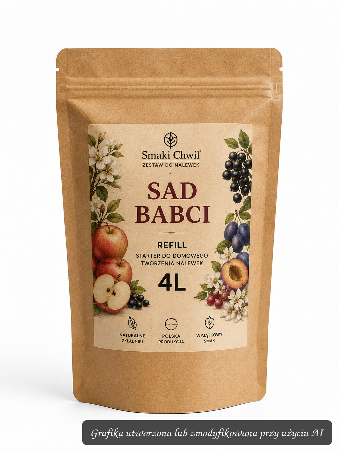 Sad Babci – refill starter do domowego tworzenia nalewek 4L