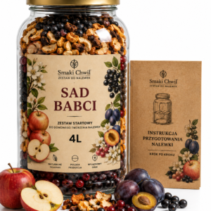 Sad Babci – zestaw startowy do domowego tworzenia nalewek 4L