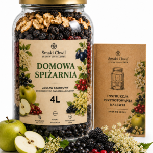 Domowa Spiżarnia – zestaw startowy do domowego tworzenia nalewek 4L