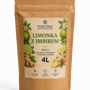 Limonka z Imbirem – refill starter do domowego tworzenia nalewek 4L