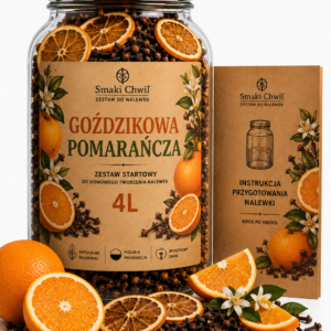 Goździkowa Pomarańcza – zestaw startowy do domowego tworzenia nalewek 4L
