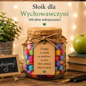 Słoik Sukcesu – 100 kroków do sukcesu | Prezent motywacyjny na sukces