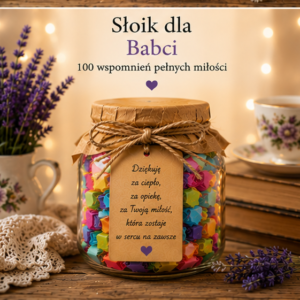 Słoik Męskiej Siły – 100 motywujących myśli | Prezent dodający siły i motywacji
