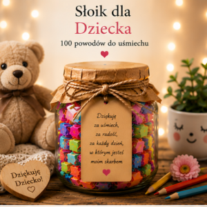 Słoik 365 Dni Motywacji – 365 inspirujących myśli | Motywacja na każdy dzień roku