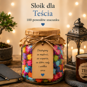 Słoik Dobrych Myśli – 100 dobrych myśli | Prezent pełen dobrych myśli
