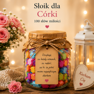 Słoik Lepszego Jutra – 100 myśli na dobry początek | Prezent z nadzieją na dobry początek