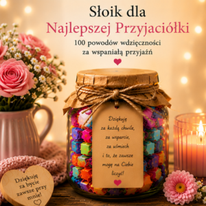 Słoik Świątecznych Życzeń – 100 świątecznych życzeń | Prezent świąteczny z życzeniami