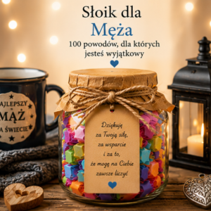 Słoik Świątecznych Cytatów – 100 inspirujących świątecznych myśli | Słoik z cytatami na święta