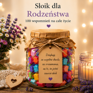 Słoik Zimowych Inspiracji – 100 zimowych inspiracji | Zimowy prezent pełen inspiracji