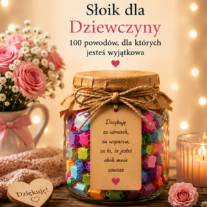 Słoik 100 Powodów, Dlaczego Cię Lubię – 100 powodów do uśmiechu | Prezent dla bliskiej osoby