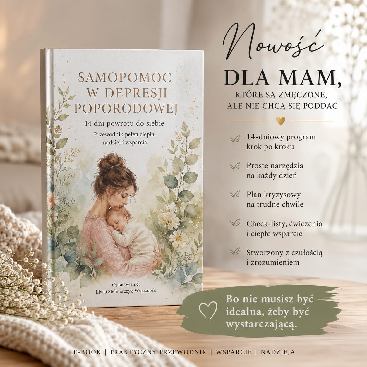Samopomoc w depresji poporodowej – 14 dni powrotu do siebie