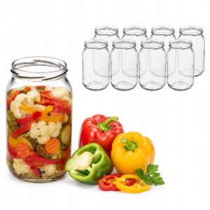 Słoik 8 sztuk Zestaw słoików Galicja 900ml
