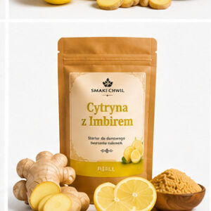Cytryna z Imbirem – refill starter do domowego tworzenia nalewek 4L