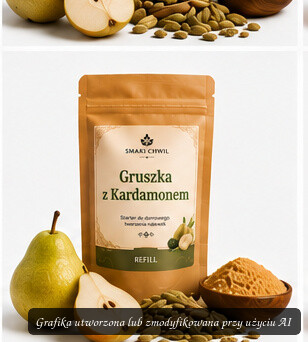 Gruszka z Kardamonem – refill starter do domowego tworzenia nalewek 4L