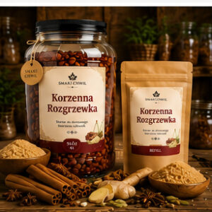 Korzenna Rozgrzewka – zestaw startowy do domowego tworzenia nalewek 4L