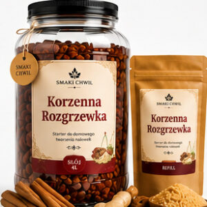Korzenna Rozgrzewka – zestaw startowy do domowego tworzenia nalewek 4L