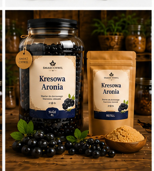 Kresowa Aronia – zestaw startowy do domowego tworzenia nalewek 4L - obrazek 2