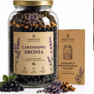 Lawendowa Aronia – zestaw startowy do domowego tworzenia nalewek 4L
