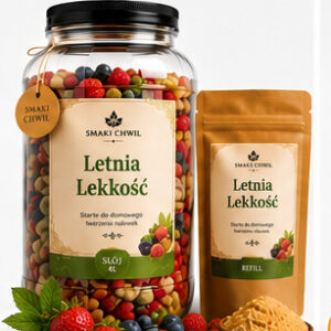 Letnia Lekkość – zestaw startowy do domowego tworzenia nalewek 4L