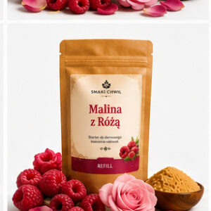 Malina z Różą – refill starter do domowego tworzenia nalewek 4L