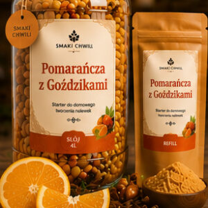 Pomarańcza z Goździkami – zestaw startowy do domowego tworzenia nalewek 4L