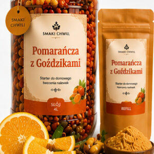 Pomarańcza z Goździkami – zestaw startowy do domowego tworzenia nalewek 4L
