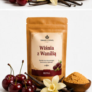 Wiśnia z Wanilią – refill starter do domowego tworzenia nalewek 4L