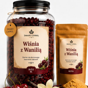 Wiśnia z Wanilią – zestaw startowy do domowego tworzenia nalewek 4L
