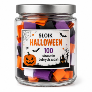 Słoik Halloween – 100 strasznie dobrych zadań | Zabawa na Halloween
