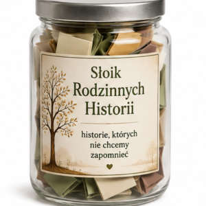 Słoik Rodzinnych Historii – 100 wspomnień, których nie chcemy zgubić | Prezent międzypokoleniowy