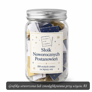 Słoik Noworocznych Postanowień – 100 małych zmian na lepszy rok | Motywacja bez presji