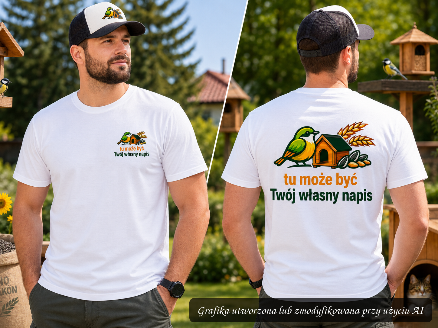 Koszulka z własnym nadrukiem – personalizowana | Dodaj zdjęcie lub grafikę