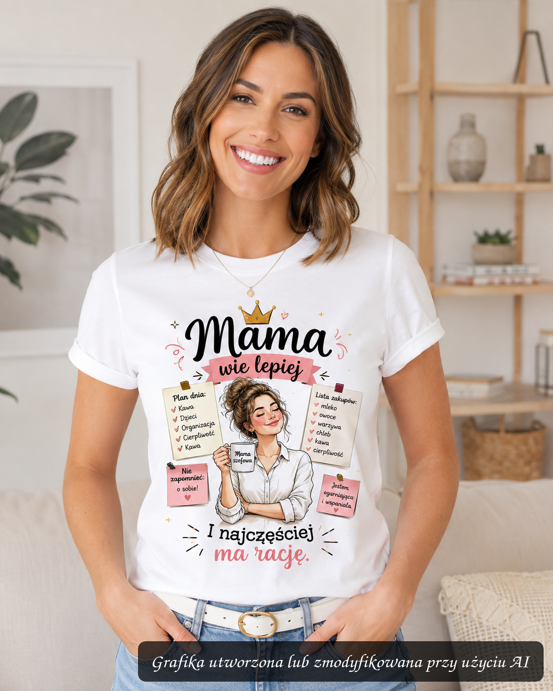 Koszulka „Mama wie lepiej” – I najczęściej ma rację