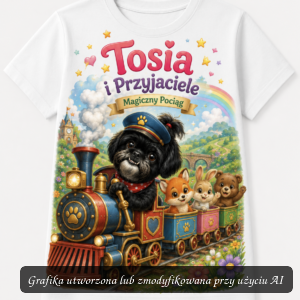 Koszulka Tosia i Przyjaciele – Magiczny Pociąg