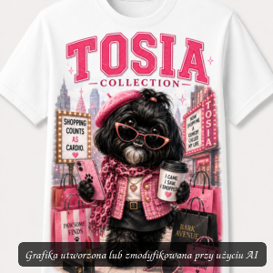 Koszulka Tosia Diva na Zakupach – shopping counts as cardio