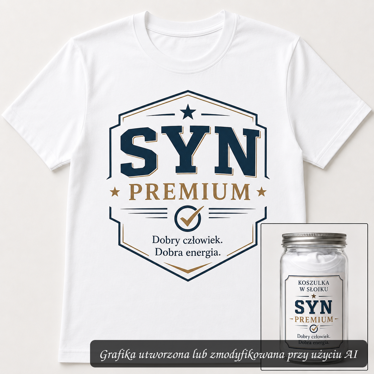 Koszulka w Słoiku – Syn Premium