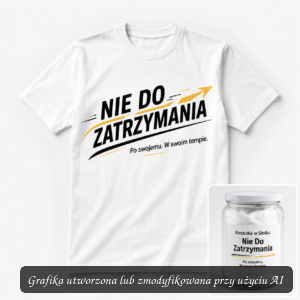 Koszulka w Słoiku – Nie Do Zatrzymania