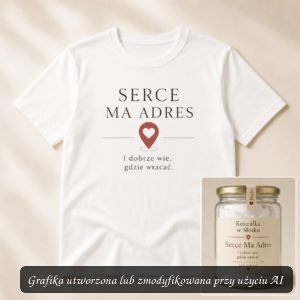 Koszulka w Słoiku – Serce Ma Adres