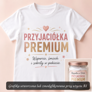 Koszulka w Słoiku – Przyjaciółka Premium