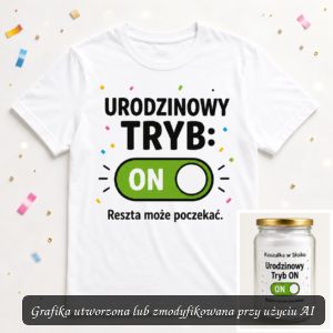 Koszulka w Słoiku – Urodzinowy Tryb ON