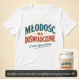 Koszulka w Słoiku – Młodość Ma Doświadczenie