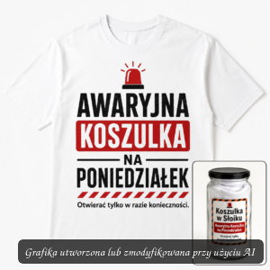 Koszulka w Słoiku – Awaryjna Koszulka na Poniedziałek