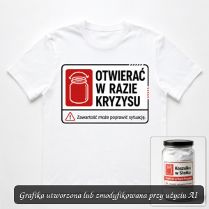 Koszulka w Słoiku – Otwierać w Razie Kryzysu