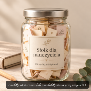 Słoik dla nauczyciela – wyjątkowe podziękowanie