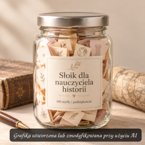 Słoik dla nauczyciela historii – prezent z podziękowaniami