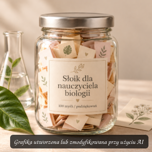 Słoik dla nauczyciela biologii – prezent z podziękowaniami