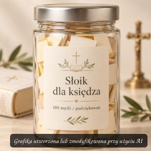 Słoik dla księdza – podziękowanie pełne dobrych słów