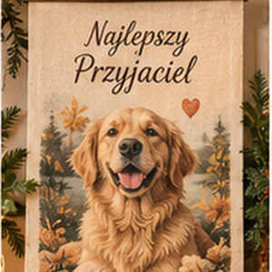 Portret pupila na bawełnie – Najlepszy Przyjaciel
